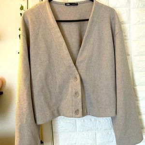 Zara beige cardigan
